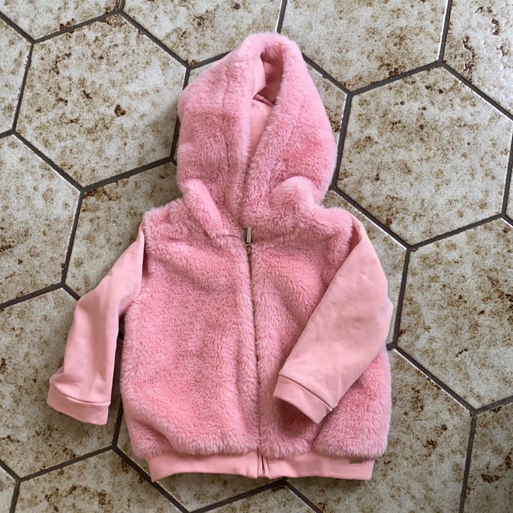 Mayoral super soft and fuzzy zip up
